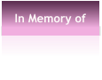 In Memory of